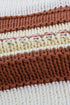 V-Neck Knitted Lantern Sleeve Pullover Sweater